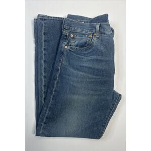 Levi Strauss 501 '93 Big E Straight Fit Men's Jeans 34X30 Button Fly Dark Wash